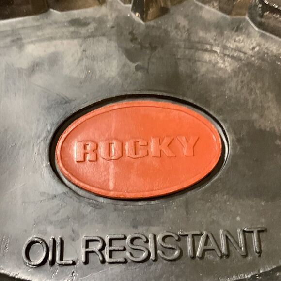 Rocky Men's Size 8 side zipper black jump boot (see photo desc) - Picture 12 of 15